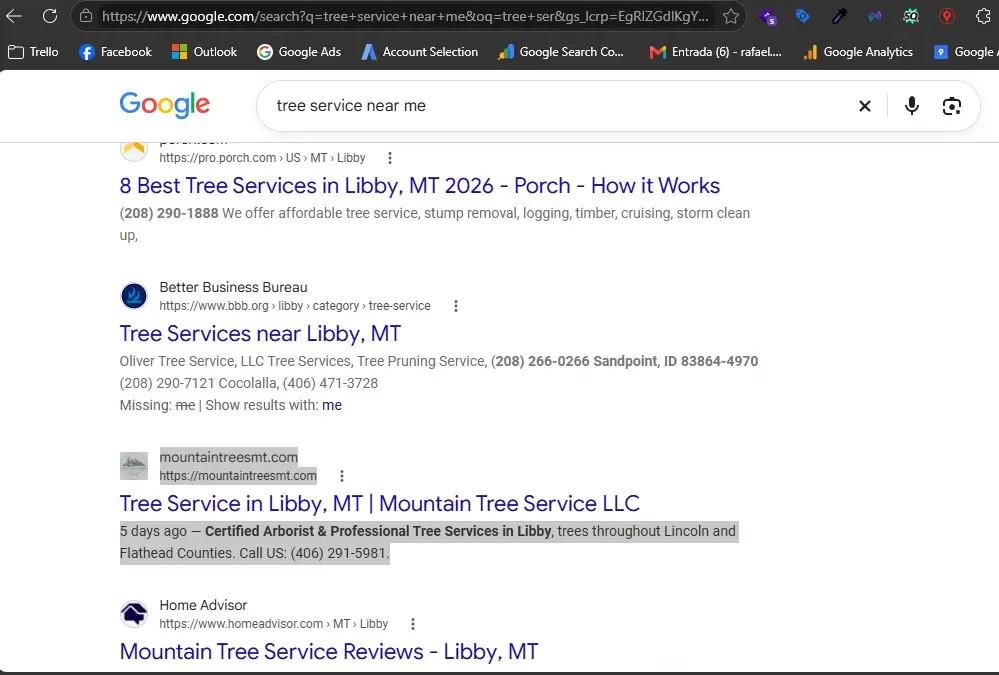 Tree Service SEO 20 tree service near me libby montana